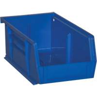Hook-On Bins, 4" W x 3" H x 7" D, Blue, 10 lbs. Capacity FM023 | Southpoint Industrial Supply
