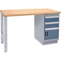 &eacute;tabli industriel, Porte a/combinaison de tiroirs, Cap 1000 lb, 36" la x 72" p, 34" h Southpoint Industrial Supply
