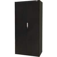 Hi-Boy Storage Cabinet, Steel, 4 Shelves, 72" H x 36" W x 18" D, Black Southpoint Industrial Supply