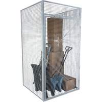 Casier pour entreposage en vrac, 36" x 36" x 90", Acier, Gris, D&eacute;mont&eacute;, Perfor&eacute; Southpoint Industrial Supply