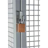 Casier pour entreposage en vrac, 36" x 36" x 90", Acier, Gris, D&eacute;mont&eacute;, Perfor&eacute; Southpoint Industrial Supply