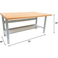 &eacute;tabli modulaire industriel, Cap 1000 lb, 72" la x 48" p Southpoint Industrial Supply