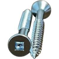 Flat SOC Wood Screws, #10 x 2" L, Zinc Plated Southpoint Industrial Supply