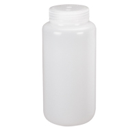 Wide-Mouth Bottles, Round, 8 oz., Plastic HB008 | Southpoint Industrial Supply