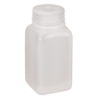 Easy-Grip Space-Saver Bottles, Square, 6 oz., Plastic HB015 | Southpoint Industrial Supply