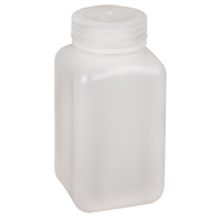 Easy-Grip Space-Saver Bottles, Square, 16 oz., Plastic HB017 | Southpoint Industrial Supply