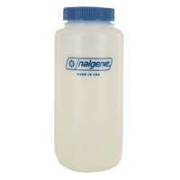 Wide-Mouth Bottles, Round, 32 oz., Plastic HC679 | Southpoint Industrial Supply
