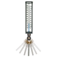Variable Angle Industrial Thermometers, Contact, Analogue, 0-120°F (-17-49°C) Southpoint Industrial Supply