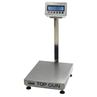 Top Gun Electronic Platform Scales, 18" L x 12" W, 150 lbs. Capacity Southpoint Industrial Supply