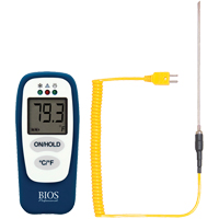 Food Thermometer with HACCP Check, Contact, Digital, -83.2 - 1999°F (-64 to 1400°C) Southpoint Industrial Supply
