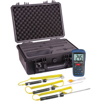 Thermocouple Thermometer Kit, Contact, Digital, -58-2000°F (-50-1300°C) Southpoint Industrial Supply
