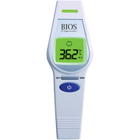 Non-Contact Forehead Thermometer, 0°C - 100.0°C (32.0°F - 212.0°F), Fixed Emmissivity Southpoint Industrial Supply