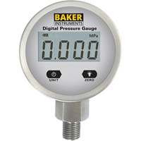 B5000 Series Pressure Gauge, 2-1/2" , 0 - 103.4 kPa/0 - 15 psi/0 - 416 in. w.c., Bottom Mount, Digital Southpoint Industrial Supply