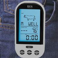 Wireless Meat & Poultry Thermometer, Contact, Digital, 32-482°F (0-250°C) Southpoint Industrial Supply