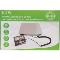 Digital Receiving Scale, 220 lbs. Cap., 1 lbs. Graduations Southpoint Industrial Supply