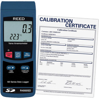 Thermo-Anemometer with ISO Certificate, Data Logging, 0.4 - 30 m/sec Air Velocity Range Southpoint Industrial Supply