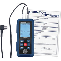 Thickness Gauge with Calibration Certificate, Digital Display, Ultrasound, 0.04" - 11.8" (1 mm - 300 mm) Range ID027 | Southpoint Industrial Supply