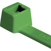 UL Rated PA66 Cable Ties, 4" Long, 18 lbs. Tensile Strength, Green Southpoint Industrial Supply