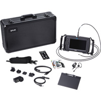 Ensemble de vid&eacute;oscope haute performance avec cam&eacute;ra HD double & longue sonde, 1280" lo x 720" la Affichage, 1024 x 600 pixels, 4,9 mm (0,19") T&ecirc;te de cam&eacute;ra Southpoint Industrial Supply