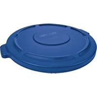 Couvercle rond pour poubelle Brute, Couvercle plat, Plastique, Convient aux contenants 22-1/4" dia. Southpoint Industrial Supply