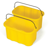 Seau porte-accessoires Executive Series, Capacit&eacute; de 2.5 gal. US (10 pintes), Jaune Southpoint Industrial Supply