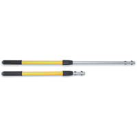 Hygen Quick Connect Short Handle, Aluminum, Quick-Connect Tip, 2" Diameter, 40" Length Southpoint Industrial Supply