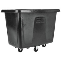 Bulk Cube Truck, Polyethylene, 42-13/16" L x 28" W x 33" H, 12 cu.ft. Volume, 400 lbs. Capacity Southpoint Industrial Supply