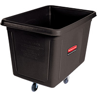 Bulk Cube Truck, Polyethylene, 48" L x 34-1/16" W x 36-1/2" H, 20 cu.ft. Volume, 600 lbs. Capacity Southpoint Industrial Supply