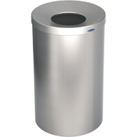 Lobby Waste Receptacle, Stainless Steel, 33 US gal. Southpoint Industrial Supply