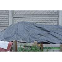 Tarp, Light Industrial Duty, Black, 6' x 8' x 8 mils Southpoint Industrial Supply