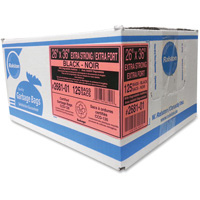 Sacs &agrave; d&eacute;chets de calibre industriel, T-Fort, 36" la x 26" lo, 1,17 mil, Noir Southpoint Industrial Supply