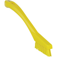 Brosse &agrave; recoins, Soies Ferme, Longueur de 8", Jaune Southpoint Industrial Supply