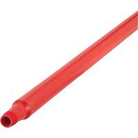 Ultra Hygiene Handle, Broom/Scraper/Squeegee, Red, Ergonomic, 59" L Southpoint Industrial Supply