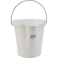 Food Hygiene Bucket, White, 3 US gal. Southpoint Industrial Supply