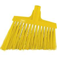 Angle Broom Head, X-Coarse Bristles, 12", Polyester, Yellow Southpoint Industrial Supply