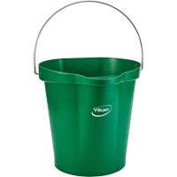 Food Hygiene Bucket, Green, 3 US gal. Southpoint Industrial Supply