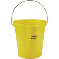 Food Hygiene Bucket, Yellow, 3 US gal. Southpoint Industrial Supply