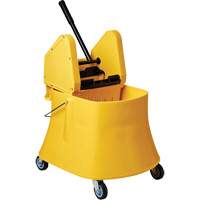Champ Bucket & Wringer Combo, Down Press, 7.5 US Gal. (30 Quarts), Yellow Southpoint Industrial Supply
