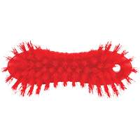 ColorCore Hand Brush, Stiff Bristles, 6" Long, Red Southpoint Industrial Supply