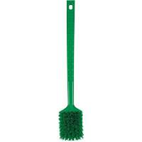 ColorCore Long Handle Brush, Stiff Bristles, 20" Long, Green Southpoint Industrial Supply