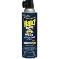 Raid&reg; Max&reg; Wasp & Hornet Foam Bug Killer, 500 g, Aerosol Can, Solvent Base Southpoint Industrial Supply