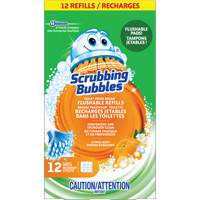 Recharge de tampons jetables dans les toilettes, pour la brosse pour cuvettes Scrubbing Bubbles Fresh Brush, Recharge Southpoint Industrial Supply