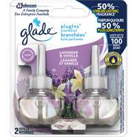 Glade&reg; PlugIns&reg; Scented Oil Refills, Lavender & Vanilla, Cartridge Southpoint Industrial Supply