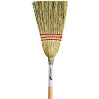 Balai de vestibule en paille, Trois cordes, Manche Bois Southpoint Industrial Supply
