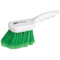 Short Handle Detail Brush, 9" L, Synthetic Bristles, Green Southpoint Industrial Supply