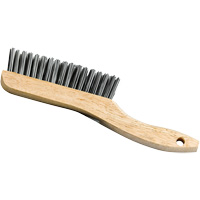 Brosse &agrave; manche en patin, Acier, 4 x 16 rangs de fils, Longueur 9-3/4" Southpoint Industrial Supply