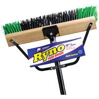 Balai-brosse &agrave; manche renforc&eacute; Ryno, 18", Ferme, Soies PVC Southpoint Industrial Supply
