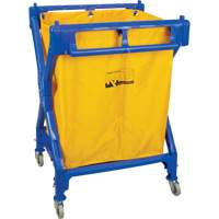 Laundry Cart, Plastic, 25-3/8" W x 25" D x 38-1/2" H, 33 lbs. Capacity JN503 | Southpoint Industrial Supply