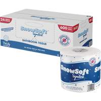 Snow Soft™ Premium Toilet Paper, 2 Ply, 600 Sheets/Roll, 145' Length, White JO164 | Southpoint Industrial Supply