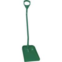 Pelle ergonomique &agrave; grande lame, Longueur de 51", Plastique, Vert Southpoint Industrial Supply